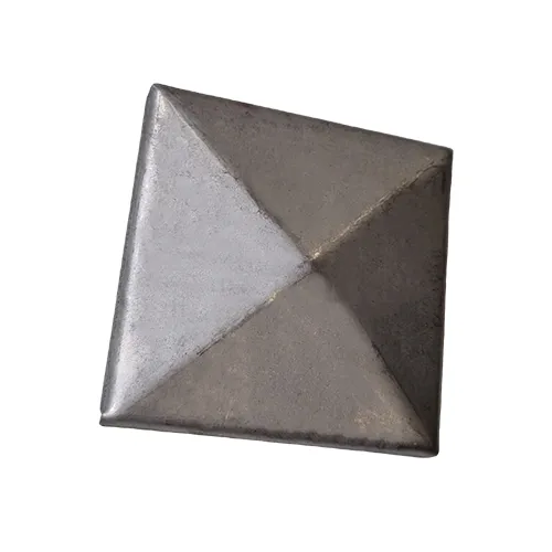 CQFT Chapeau 150x150 pointe diamant acier