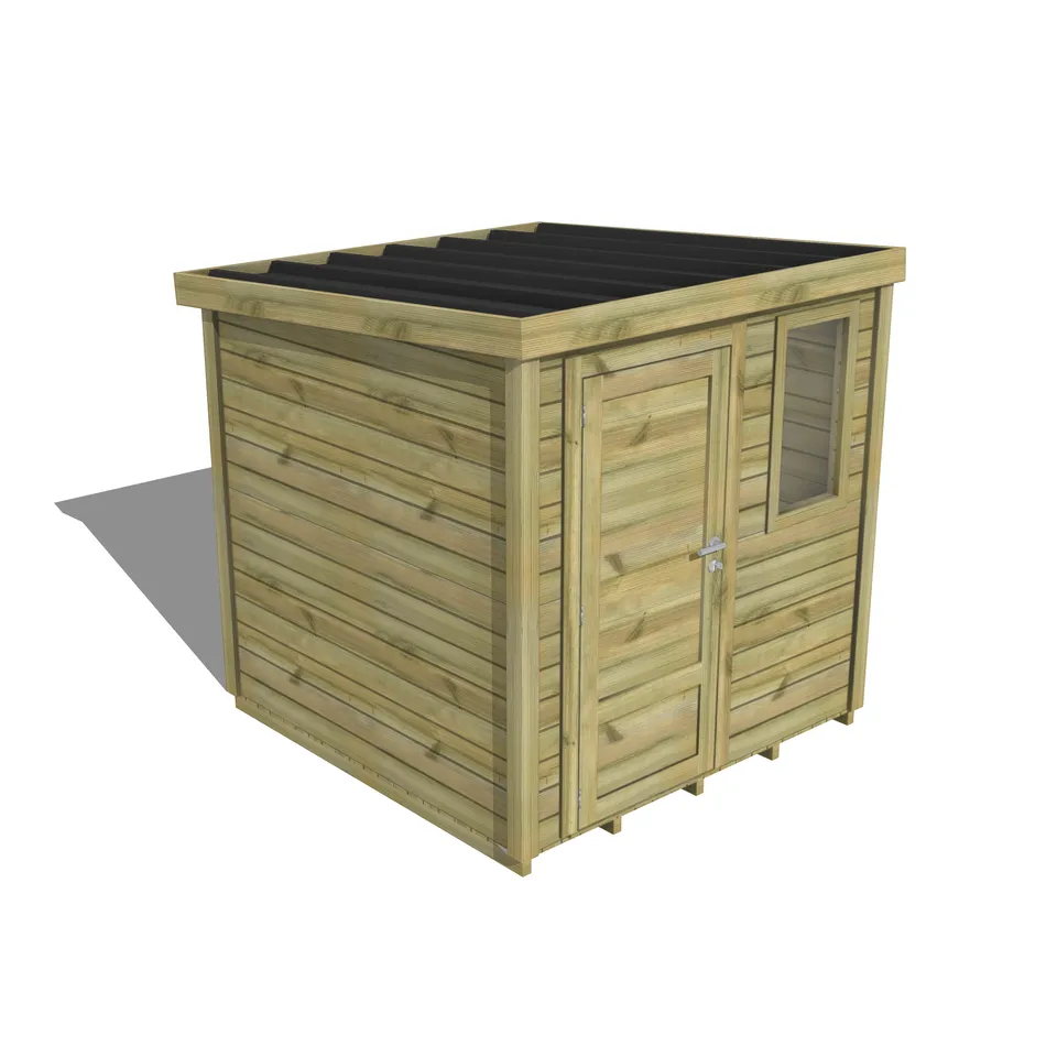 Abri Français Essentiel abri de jardin porte pleine 5,15 m²