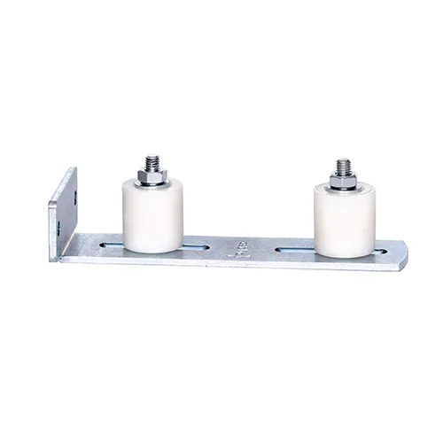 CQFT Guide double à visser olives 40mm portail coulissant