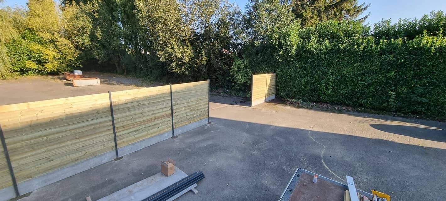 Abri Français Clôture Bois palissade pin vert autoclave 1,82 m