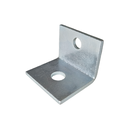 CQFT F40 équerre à visser acier électrozingué 2 trous
