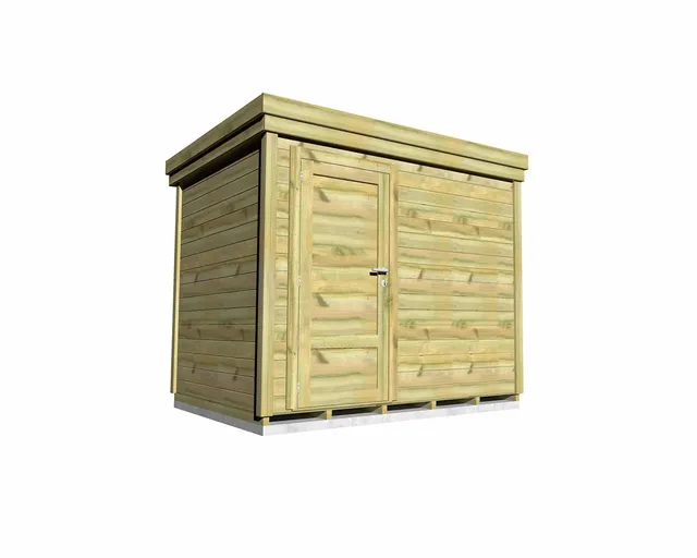Abri Français Origine Local bois 2,50x2 m 6,7 m2 classe 3