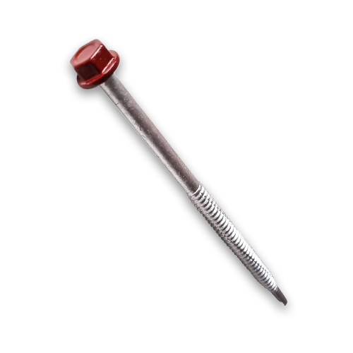 CQFT Vis acier 6,3x130mm tête inox laquée boîte 100 sandwich