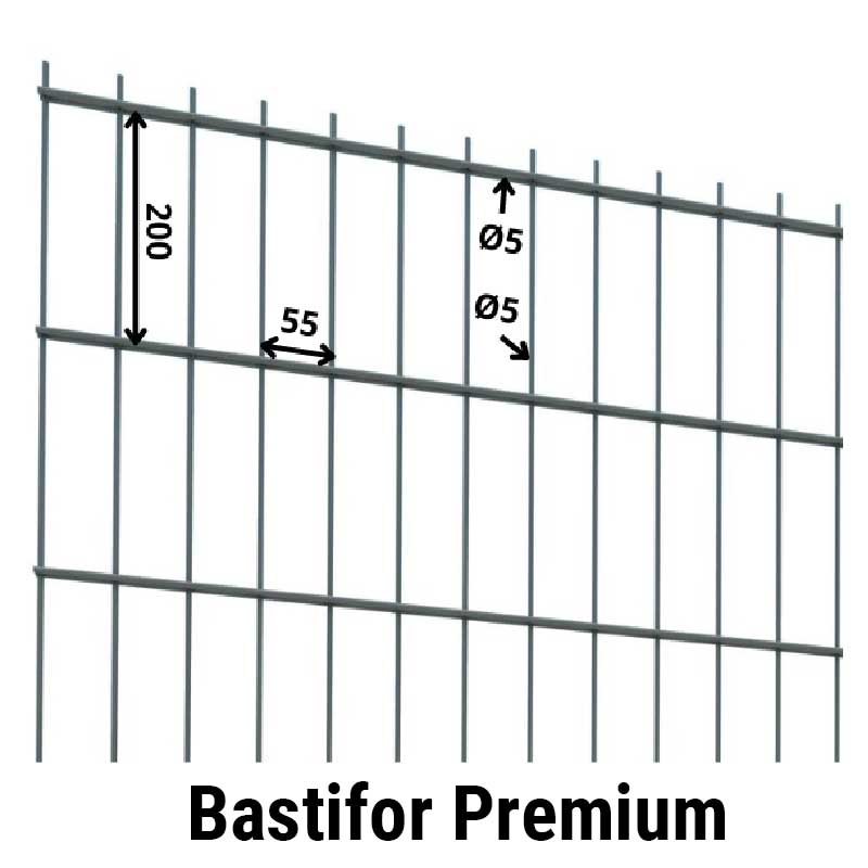 Eurofence Bastifor panneau treillis soudé haute sécurité