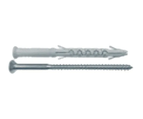 Abri Français Menuiseries vis 6x60 acier zingué + cheville unité