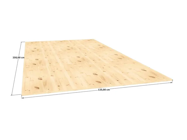 Abri Français Panneau 3 plis épicéa 1250x2500 mm 12 mm