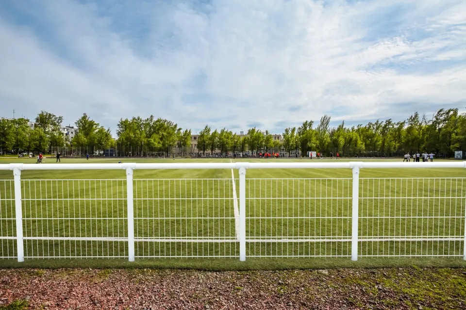 EUROFENCE Main Courante Habillée Lisse stade RAL
