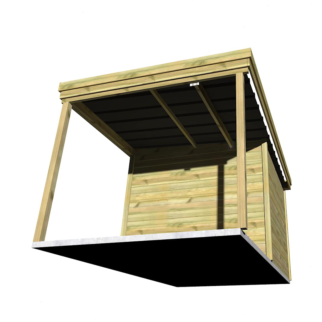 Abri Français Origine Contemporain 4,76x2,91 m 13,9 m2