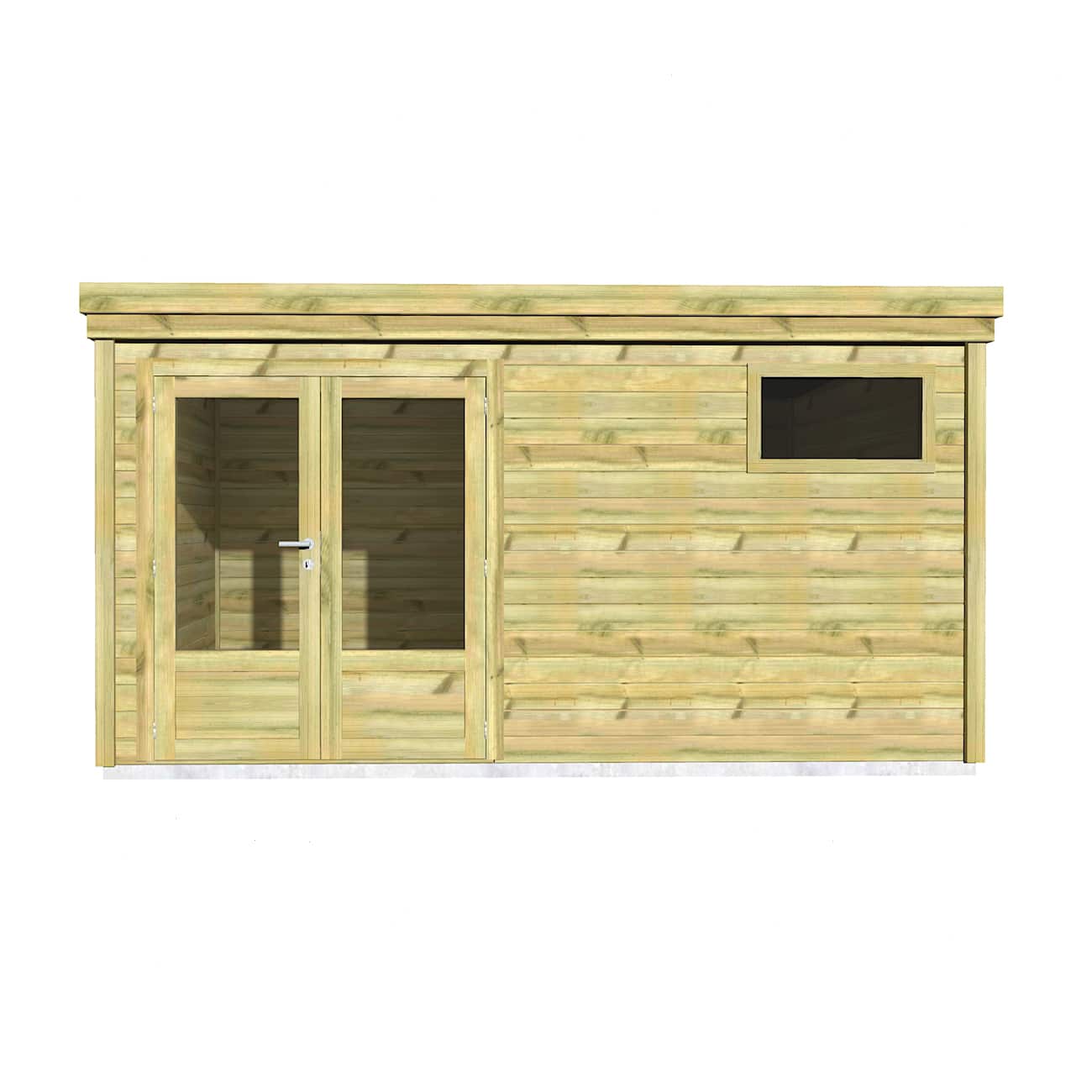 Abri Français Origine salle douche 13m2 4,46x2,91m