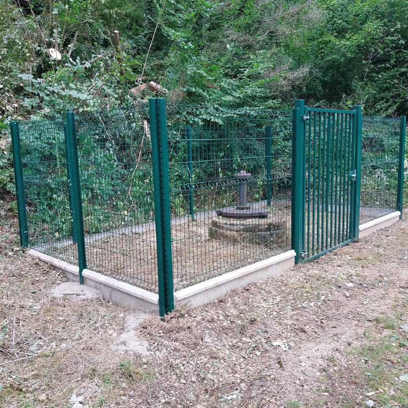 Rousseau Panneau soubassement béton 50cm longueur 254cm
