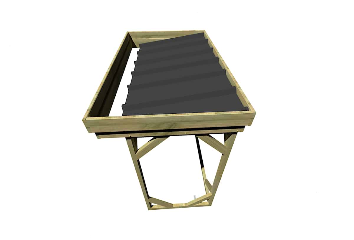 Abri Français Abris Bûches 2,15x1,31m abri bûches 3 stères pin