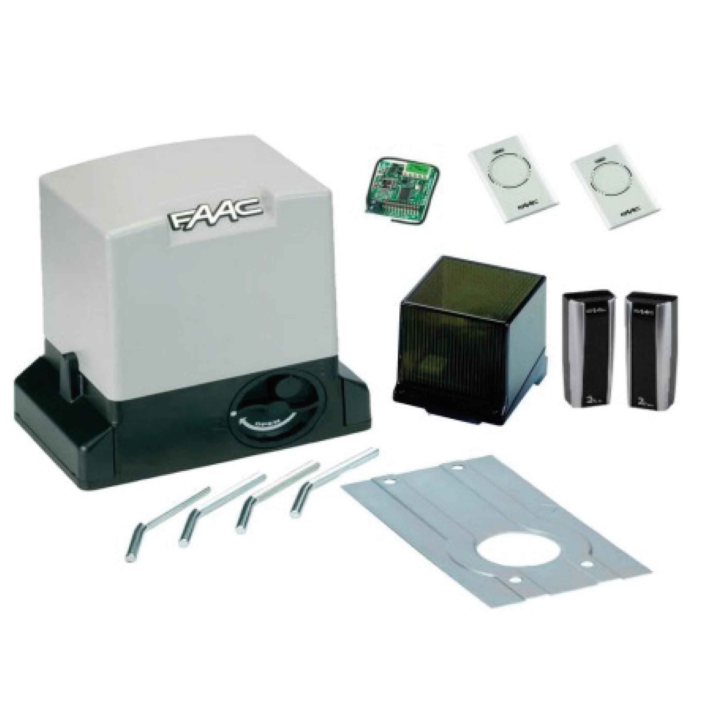 AZ Clôture Kit portail coulissant motorisé automatisme
