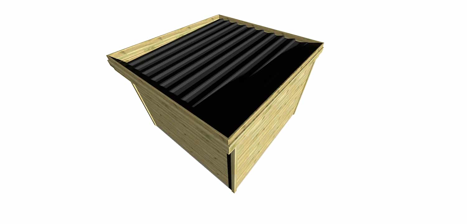 Abri Français Origine abri de jardin autoclave 13,2 m²