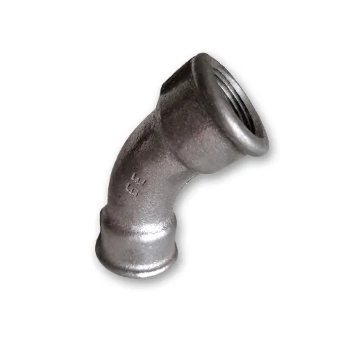 CQFT Coude 45° F/F fonte à visser Ø3/4 meuble industriel