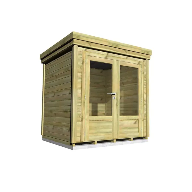 Abri Français Origine 2,26x2,41 m local technique 5,4 m² porte double
