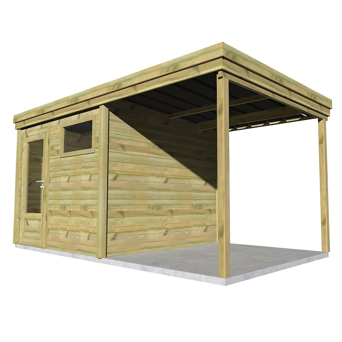 Abri Français Origine Contemporain 4,76x2,91 m 13,9 m2