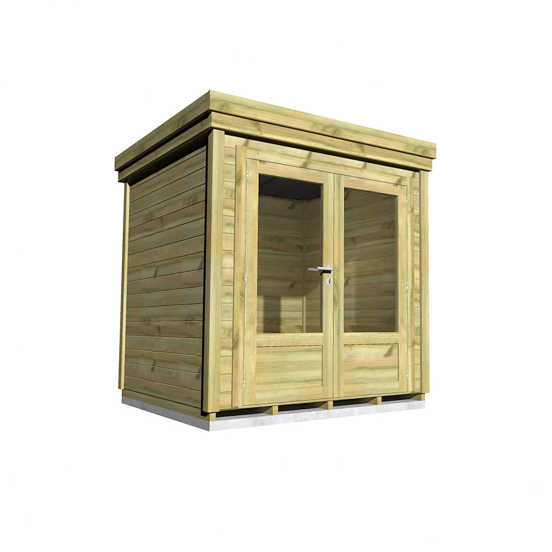 Abri Français Origine 2,26x2,41 m local technique 5,4 m² porte double