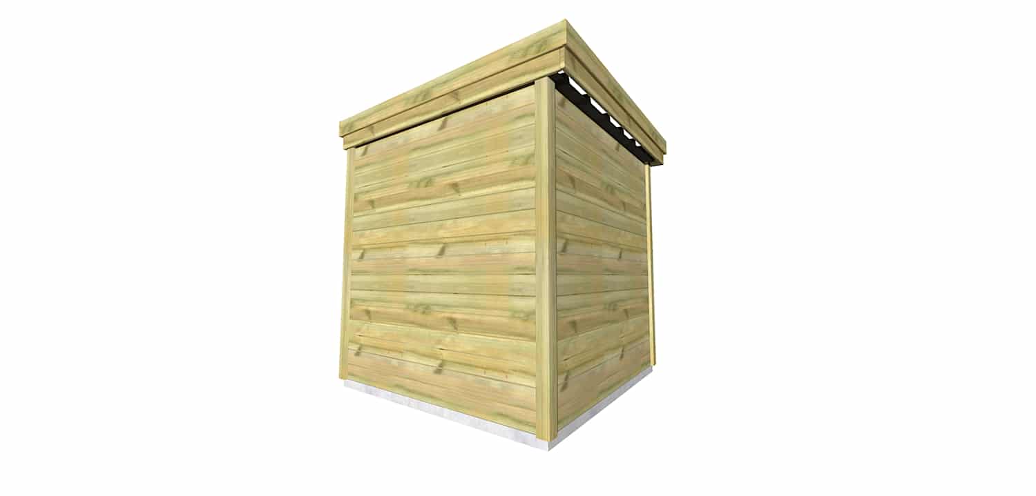Abri Français Origine 2,26x2,41 m abri piscine 5,4 m² porte simple