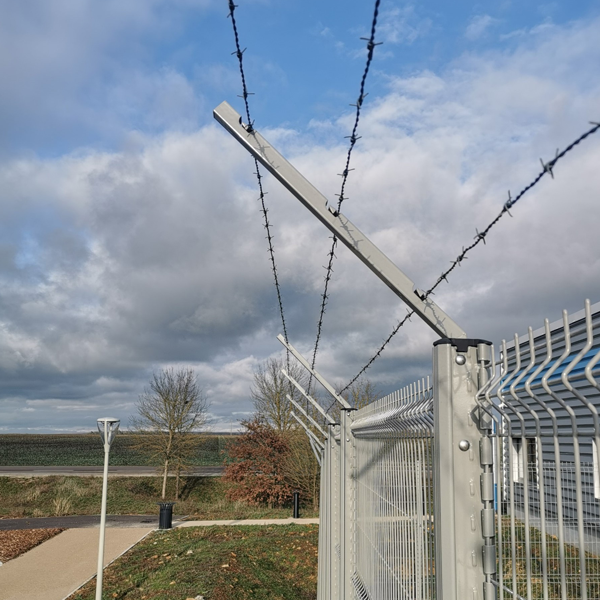EUROFENCE Ronce fil barbelé acier bobine 250 m