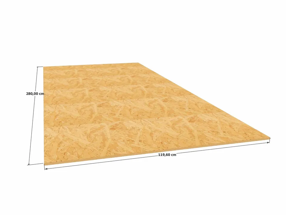 Abri Français Bois détail OSB3 panneau 1196x2800 12mm