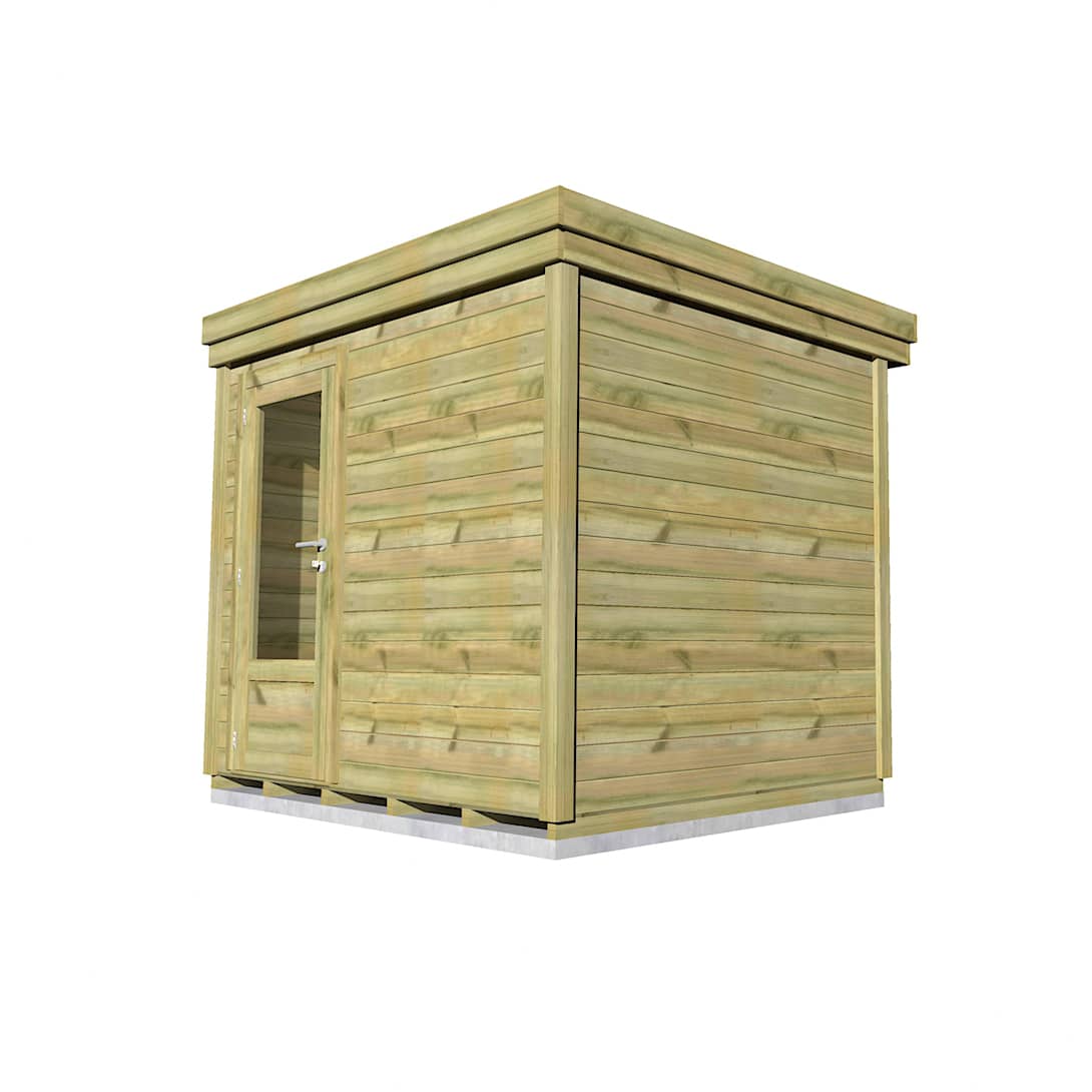 Abri Français Gamme Origine abri bois 6,7 m² pin 27 mm
