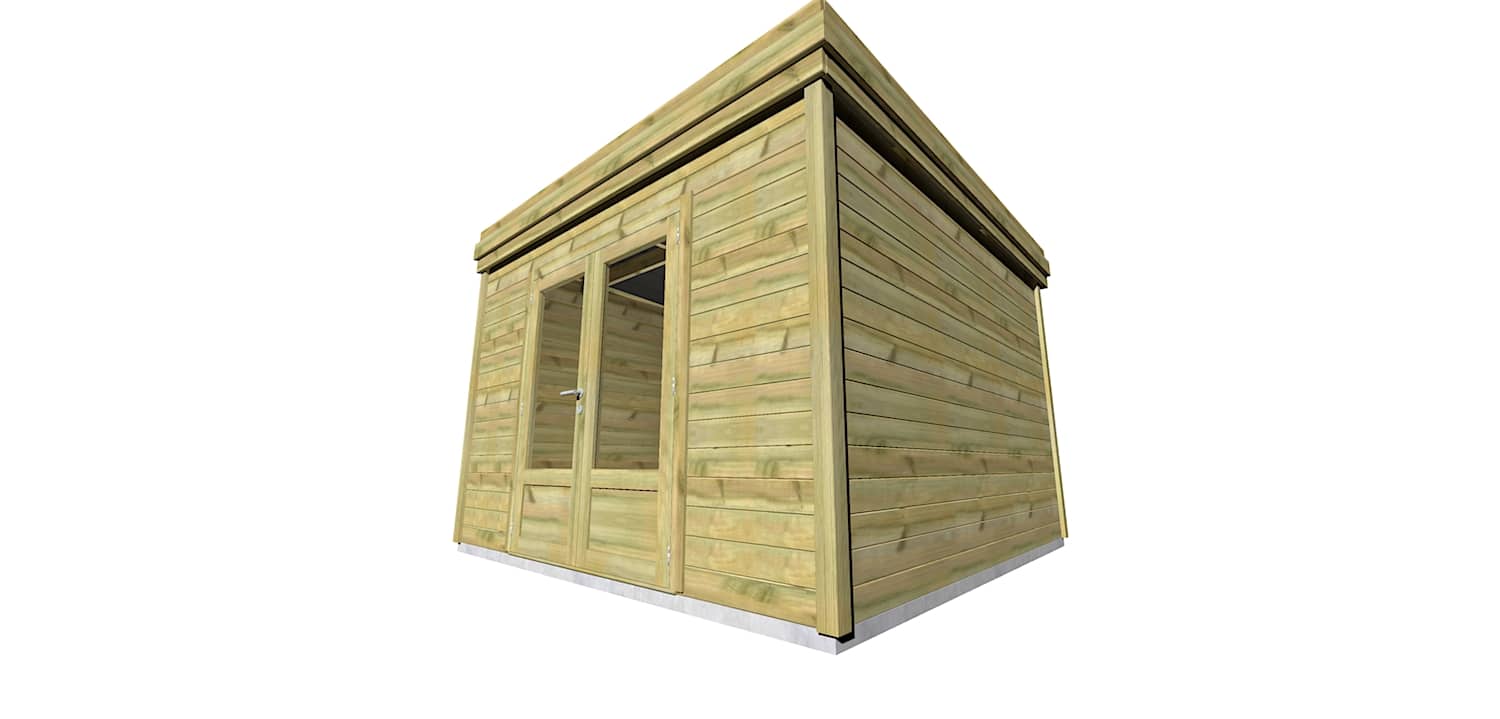 Abri Français Origine abri de jardin autoclave 13,2 m²