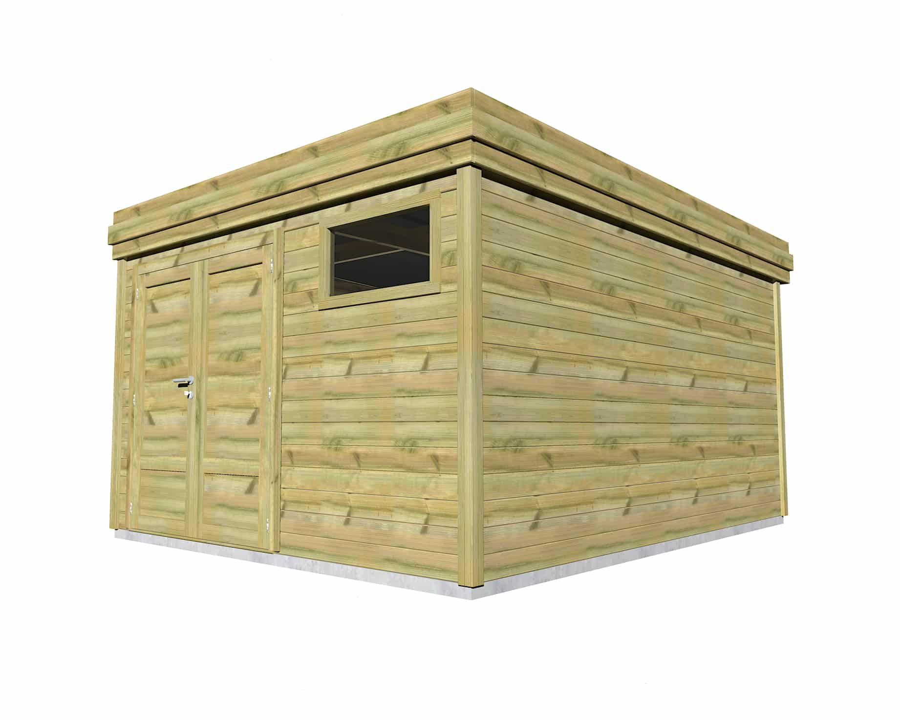 Abri Français Gamme Origine abri jardin porte pleine 16,4 m²