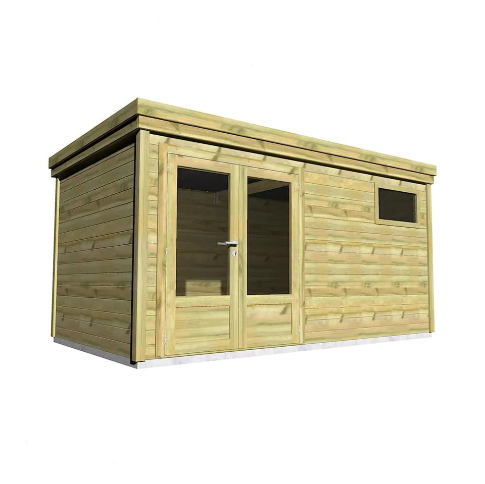 Abri Français Origine salle douche 13m2 4,46x2,91m