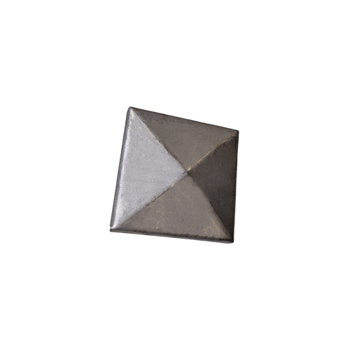 CQFT Chapeau 50x50mm cache poteau pointe diamant