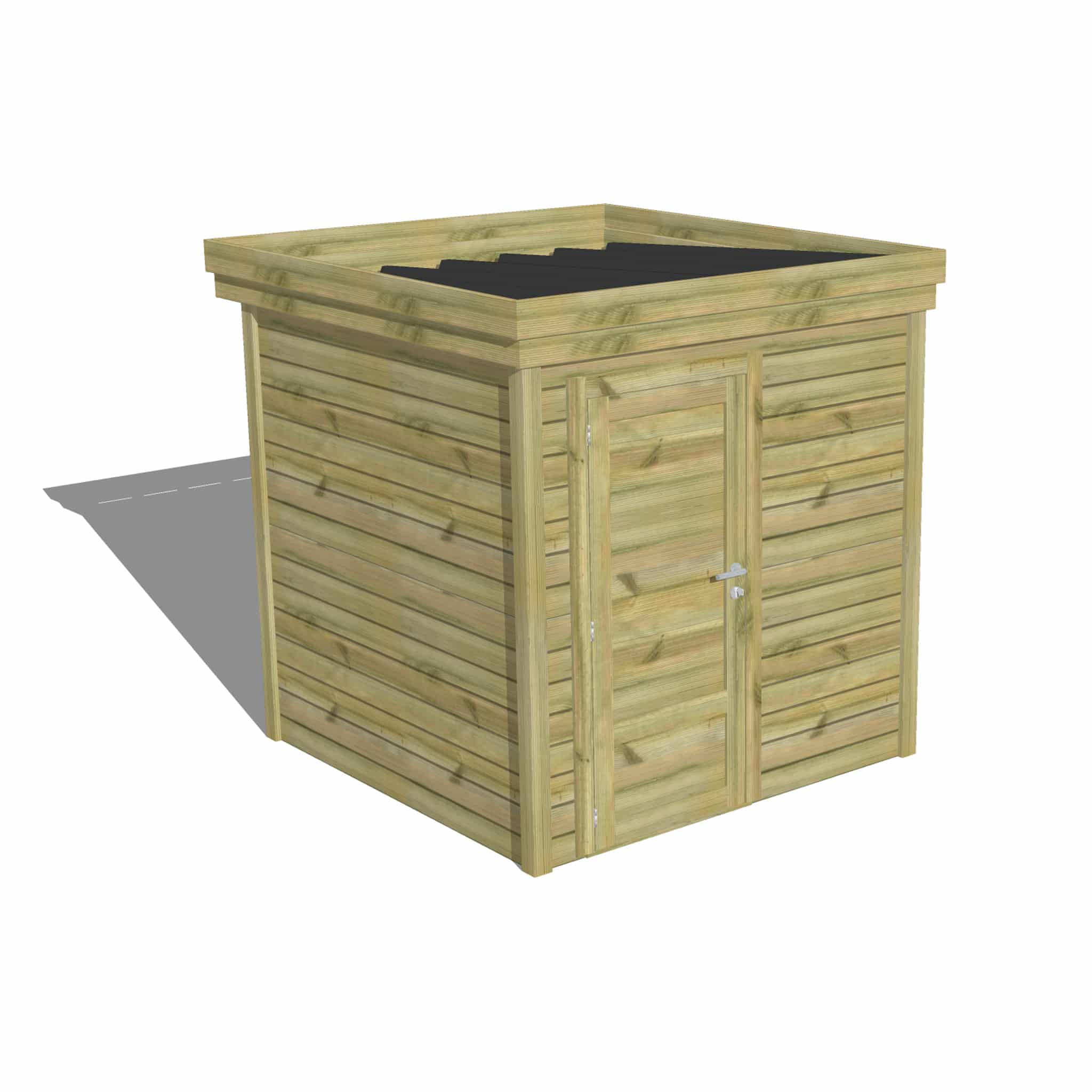 Abri Français Gamme Origine abri de jardin porte pleine 4,1 m²
