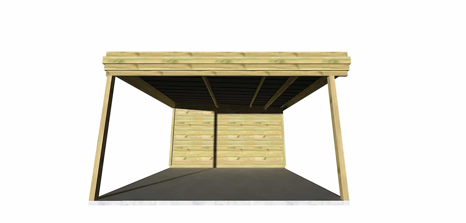 Abri Français Origine Pool-House 7,96x4,61 m 36,7 m2 plancher