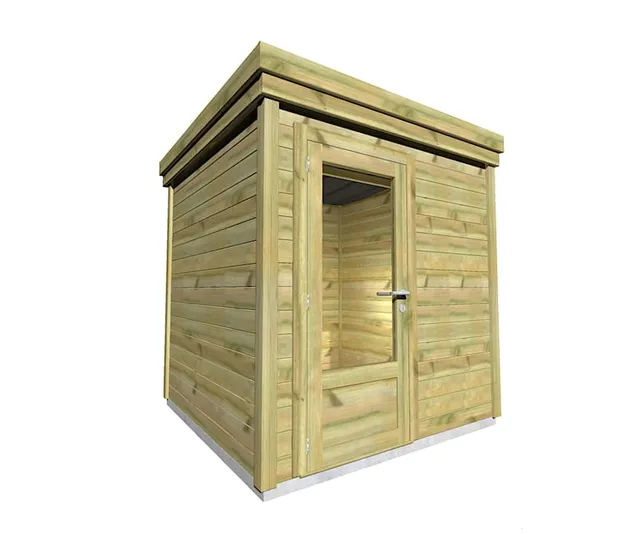 Abri Français Origine 2,26x2,41 m abri piscine 5,4 m² porte simple