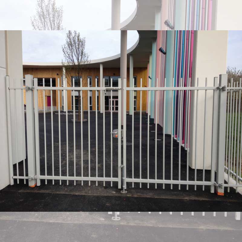 Eurofence Modul’O clôture barreaudage acier manchons usine