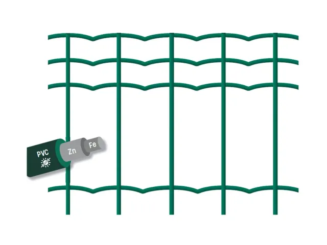 Eurofence Hortaplast Grillage soudé 100x50 rouleau vert