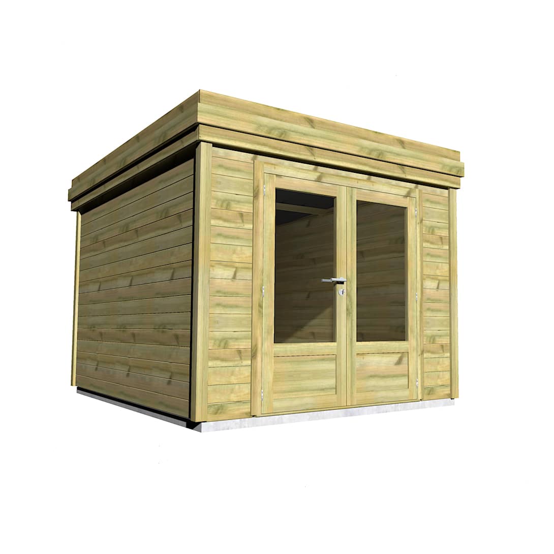 Abri Français Origine abri de jardin 10,2 m² porte double