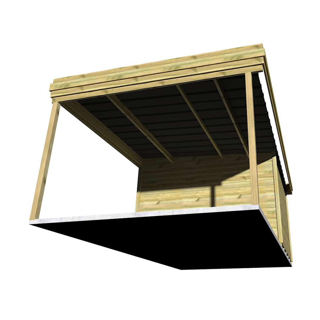 Abri Français Origine abri jardin 26,2m² porte double