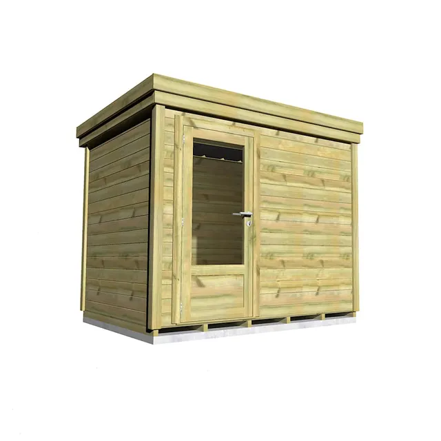 Abri Français Gamme Origine abri bois 6,7 m² pin 27 mm