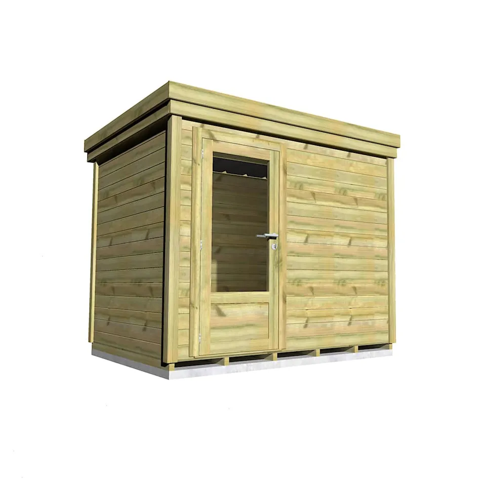 Abri Français Gamme Origine abri bois 6,7 m² pin 27 mm