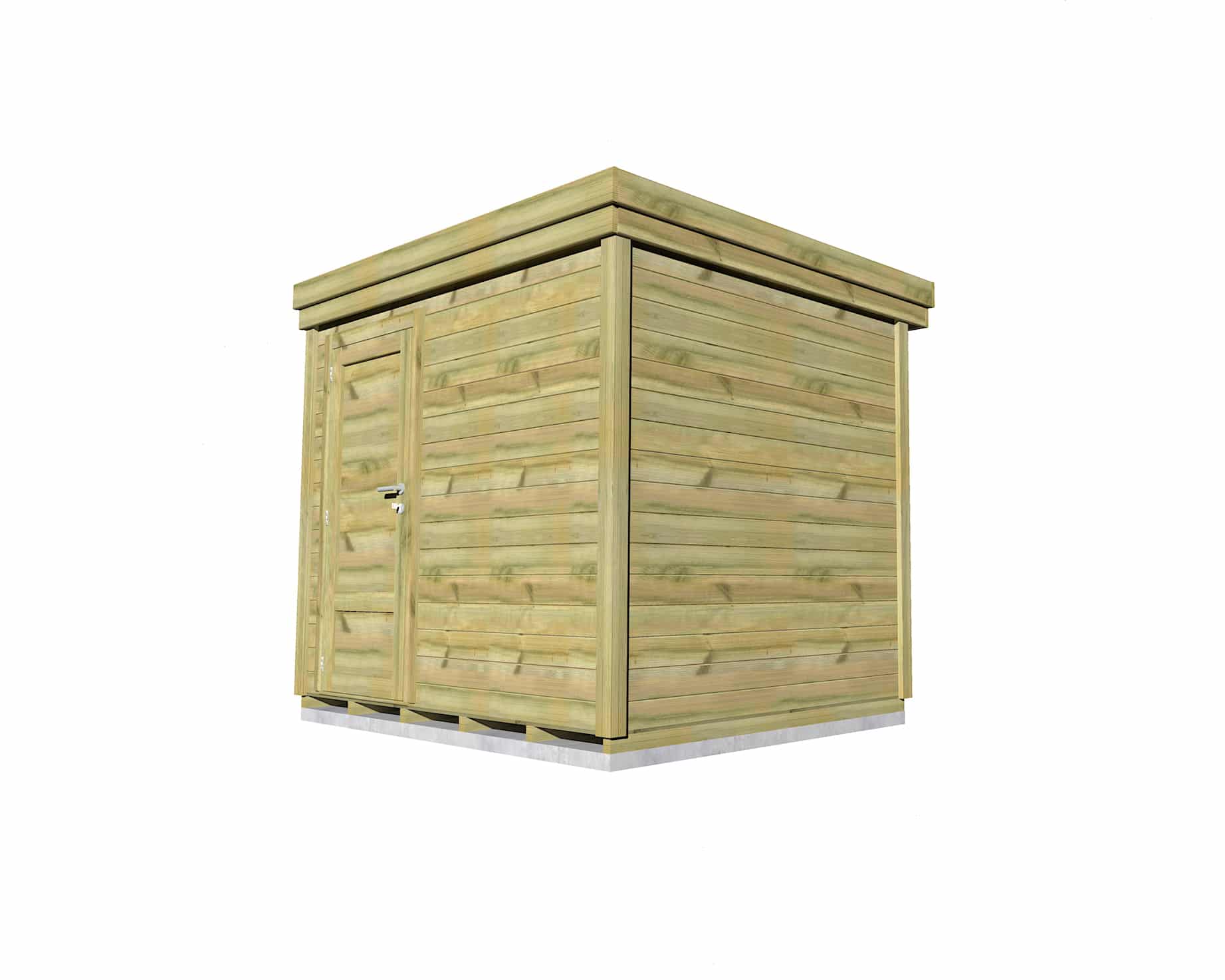 Abri Français Origine Local bois 2,50x2 m 6,7 m2 classe 3