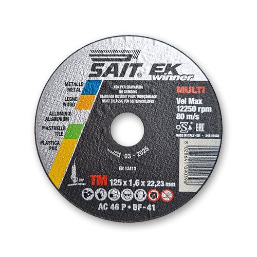 CQFT Disque tronçonner multi-matériaux Ø125 1,6mm