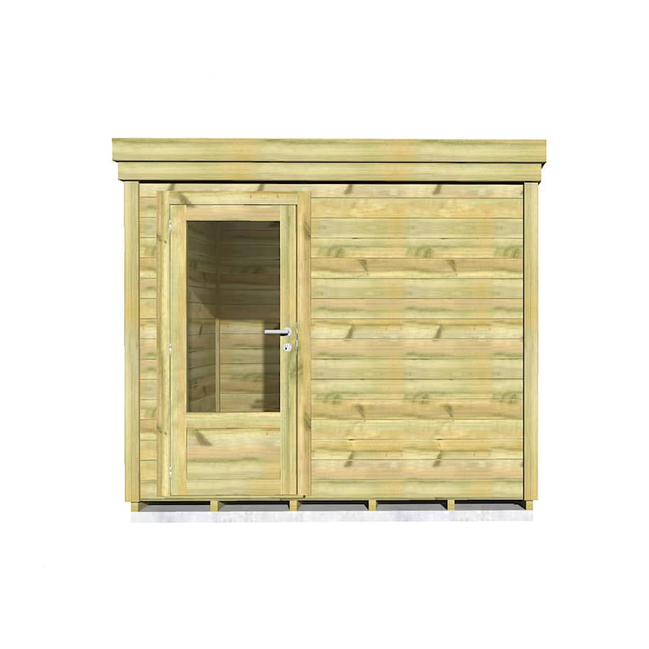 Abri Français Gamme Origine abri bois 6,7 m² pin 27 mm