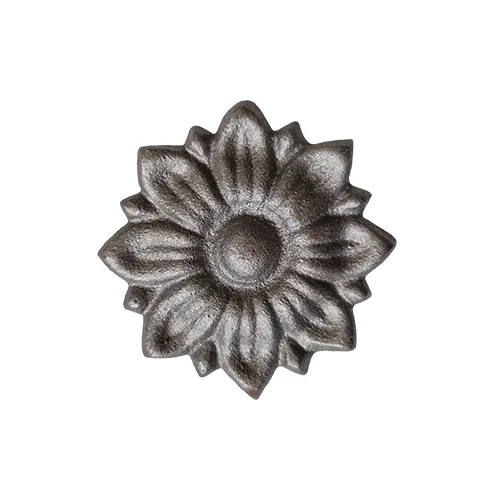 CQFT Rosace fleur Ø80mm à visser en fonte