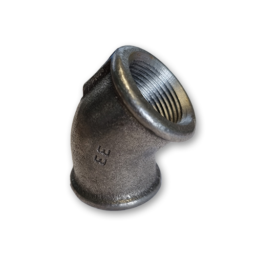 CQFT Petit coude 45° F/F raccord fonte Ø3/4"