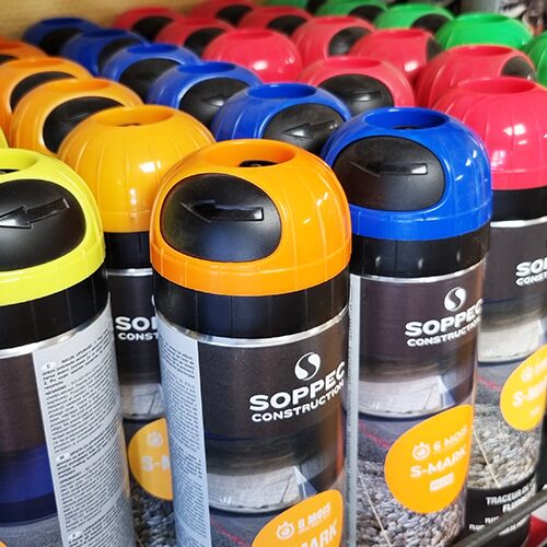 SOPPEC S-MARK Traceur de chantier fluo 500ml 3/6 mois