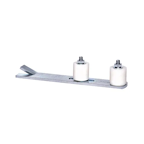 CQFT Guide double à sceller portail coulissant 2 olives 40 mm