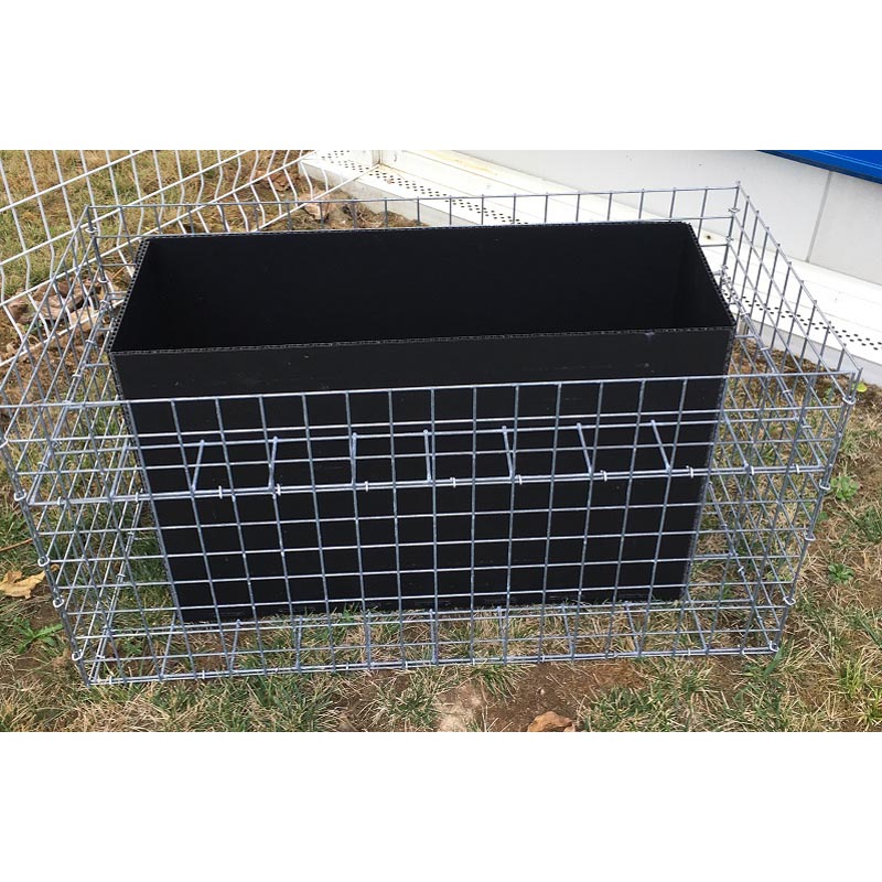 Jardinière Gabion Décoratif Métal Jardin Extérieur Pierre