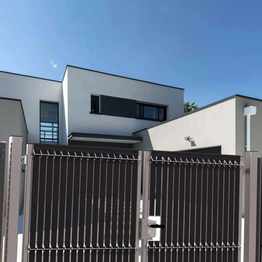 EUROFENCE Portails ZIKO portail treillis soudé kit 180°