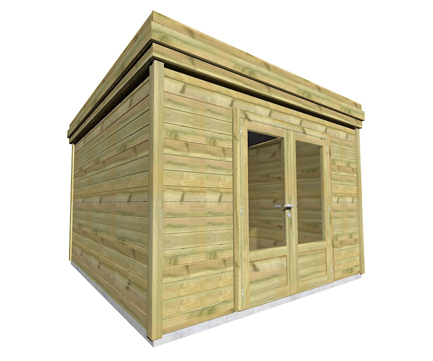 Abri Français Origine abri de jardin autoclave 13,2 m²