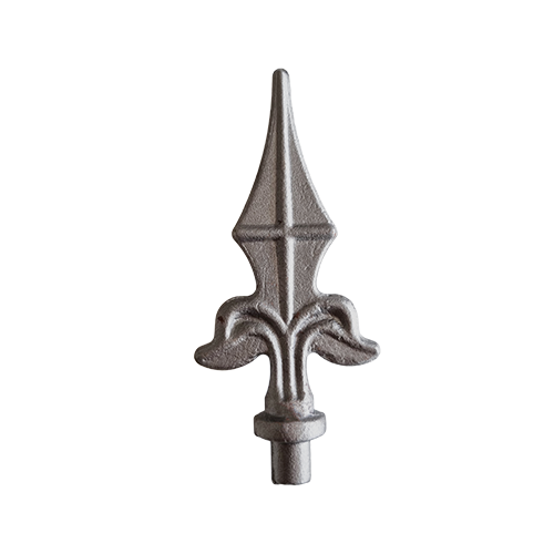 CQFT Les pointes pointe Ø17mm H.155 x L.70mm fer de lance acier