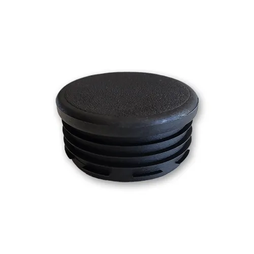 CQFT Bouchons plastique bouchon rond noir tube acier